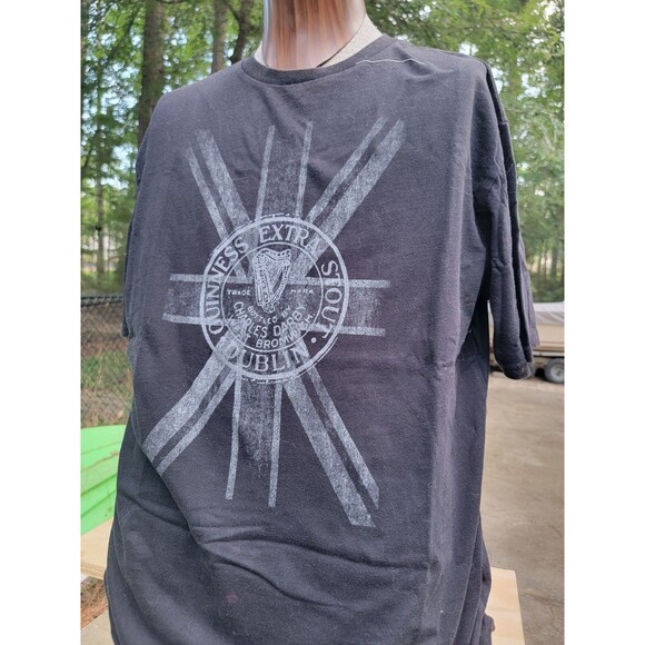 Guinness Extra Stout, Dublin Ireland, black T-Shirt XL/ 2X, original Guinness - Picture 4 of 12